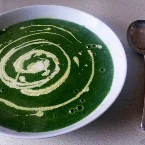 Nettle and wild greens soup